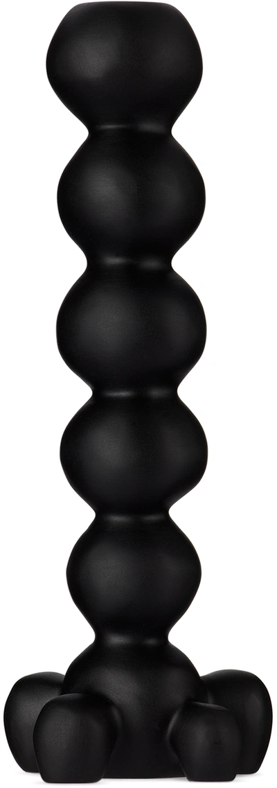 Shop Tina Frey Designs Black Bubble Extra Tall Candle Holder