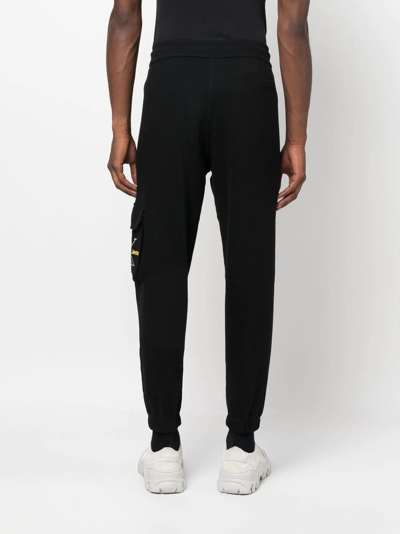 Shop Calvin Klein Jeans Est.1978 Embroidered-logo Track Pants In Schwarz