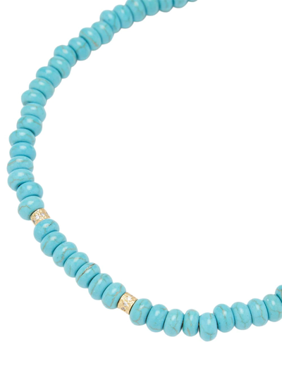 Shop Anni Lu Pacifico Beaded Necklace In Gold