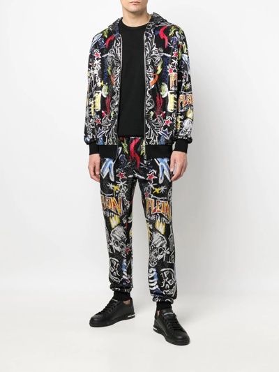Philipp Plein Stones Tracksuit Set In Black