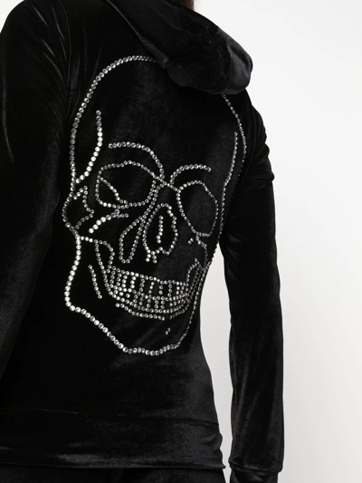 Shop Philipp Plein Skull-studded Hoodie Tracksuit In Black