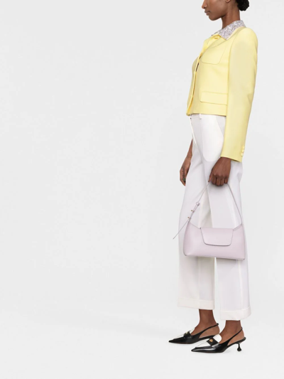 P.a.r.o.s.h Straight Leg Tailored Trousers In Nude