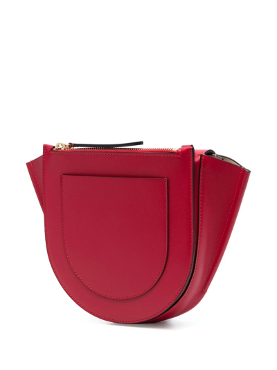 Shop Wandler Hortensia Mini Crossbody Bag In Rot