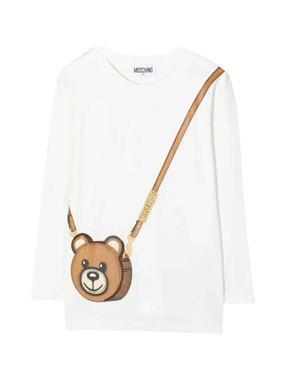 Shop Moschino Girl Teddy T-shirt With Print