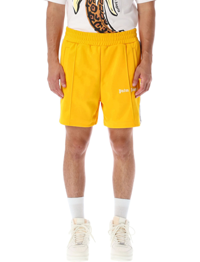Shop Palm Angels Classic Track Shorts In Yellow