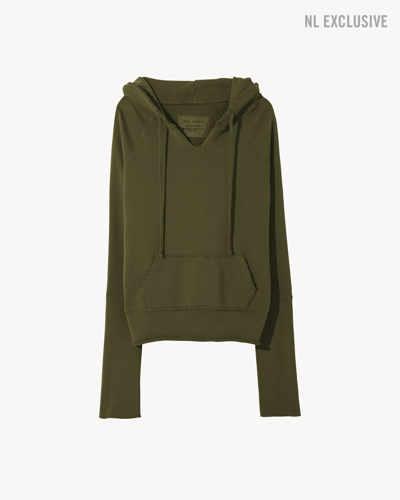 Shop Nili Lotan Janie Hoodie In Clover