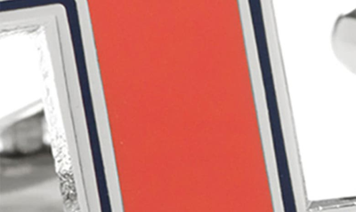 Cufflinks, Inc . Ncaa Illinois Cuff Links & Tie Bar In Orange