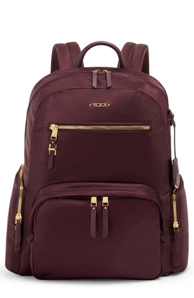 Shop Tumi Voyager Carson Nylon Backpack In Beetroot