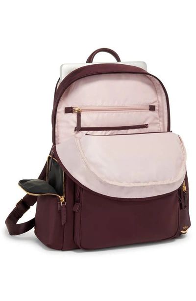 Shop Tumi Voyager Carson Nylon Backpack In Beetroot