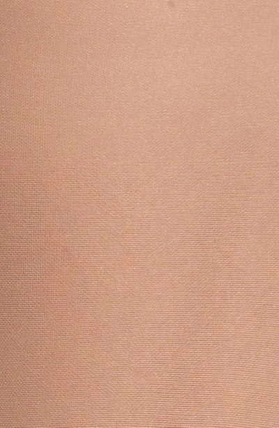 Item M6 Sheer Compression Knee High Socks In Butterscotch
