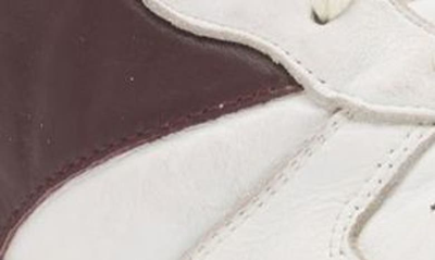 Shop Rhude Rhecess High Top Sneaker In White/ Maroon
