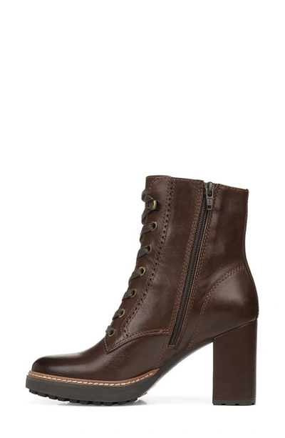 Shop Naturalizer Callie Bootie In Chocolate Brown Leather