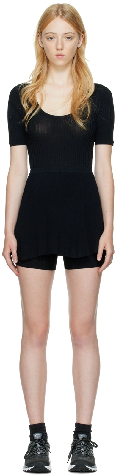 Live The Process Black Zena Minidress In Black A1