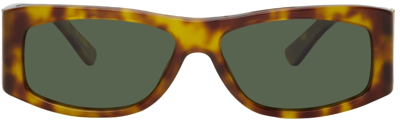 Shop Anine Bing Tortoiseshell Siena Sunglasses