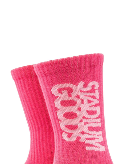 Shop Stadium Goods Crew-knit "pink" Socks