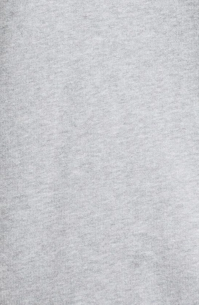 Sunspel Cotton French Terry Hoodie In Grey Melange