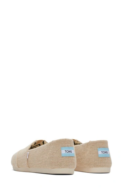 Toms Alpargata Slip-on In White Natural