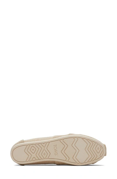 Toms Alpargata Slip-on In White Natural