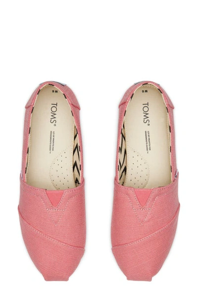 Shop Toms Alpargata Slip-on In Medium Pink