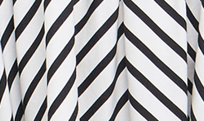 Shop English Factory Stripe Smocked Midi Sundress In White/ Black