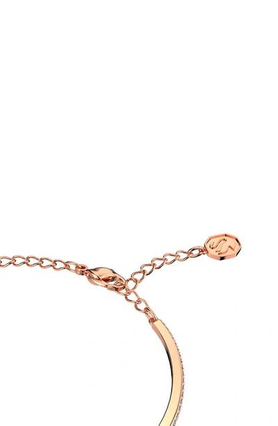 Swarovski Millenia Crystal Square Bangle Bracelet In Pink