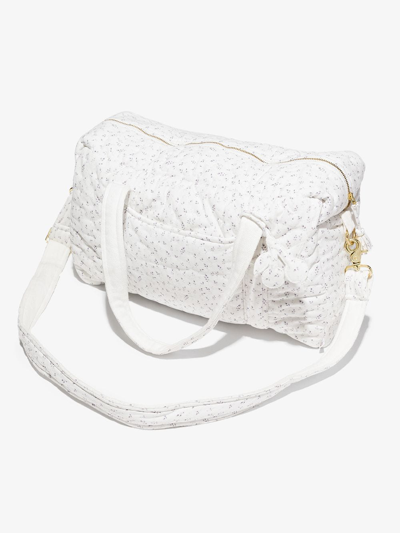 Shop Bonpoint Floral-print Changing Bag In White
