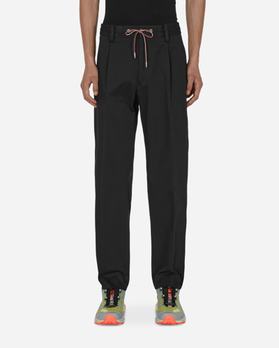 Shop Moncler Drawstring Trousers In Blue