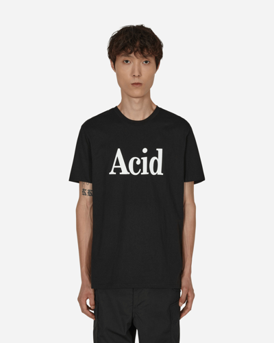 Shop Idea Book Acid Is The Word T-shirt In Black