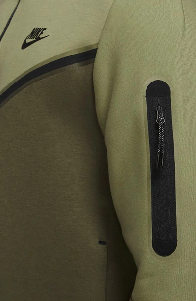 Mount Vesuv Manchuriet Fancy Nike Sportswear Tech Fleece Zip Hoodie In Alligator/medium Olive/black |  ModeSens