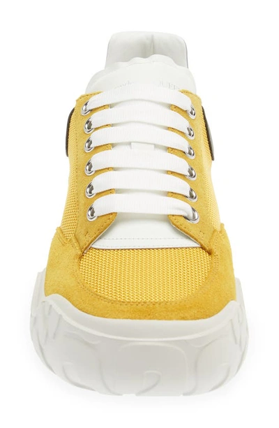 NEW Alexander McQueen Court Trainer Sneaker Sz 10 / 43 Pop Yellow