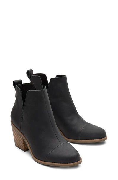 Shop Toms Everly Cutout Boot In Black