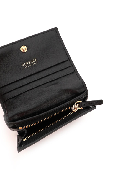 Shop Versace La Medusa Wallet In Black