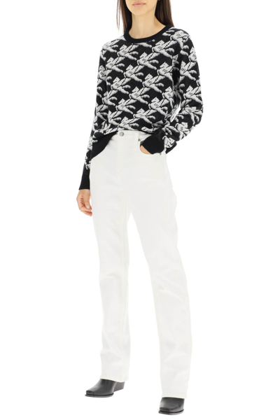 Shop Etro Pegaso-motif Wool And Cashmere Sweater