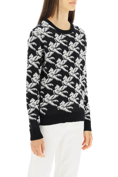 Shop Etro Pegaso-motif Wool And Cashmere Sweater