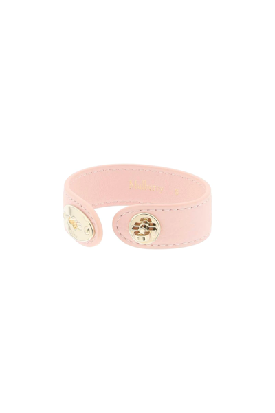 Shop Mulberry Leather Bayswater Bracelet In Pink