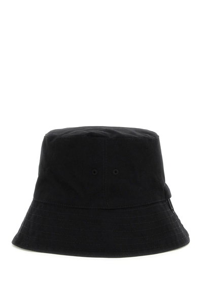 Shop Off-white 'arrows' Cotton Bucket Hat In Black