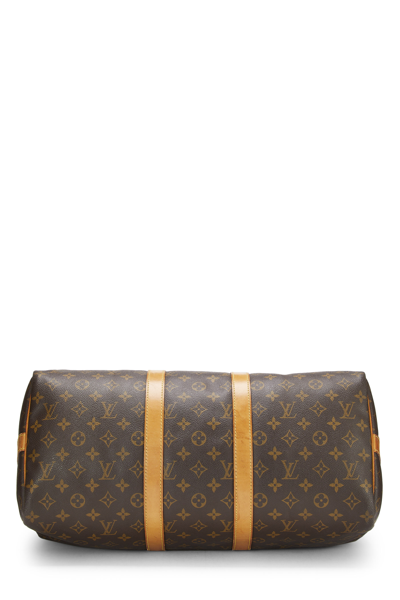 Pre-owned Louis Vuitton Monogram Canvas Keepall Bandouliere 45