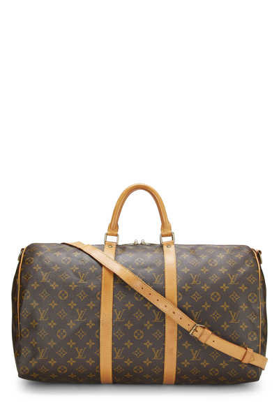 Pre-owned Louis Vuitton Monogram Canvas Keepall Bandouliere 50