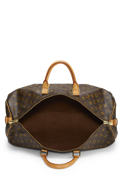 Pre-owned Louis Vuitton Monogram Canvas Keepall Bandouliere 50