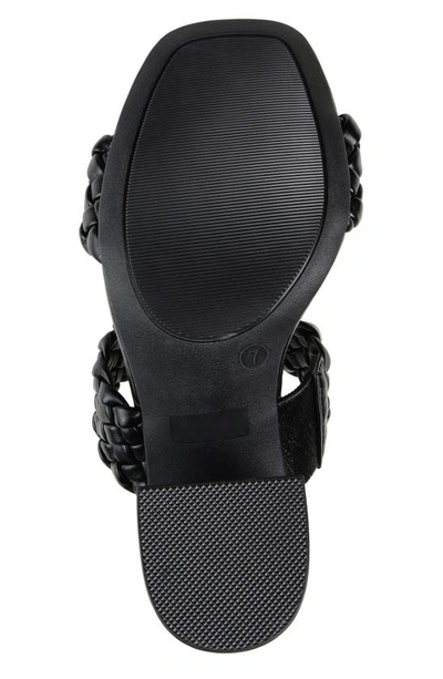 Journee Collection Melissa Braided Strap Pump In Black