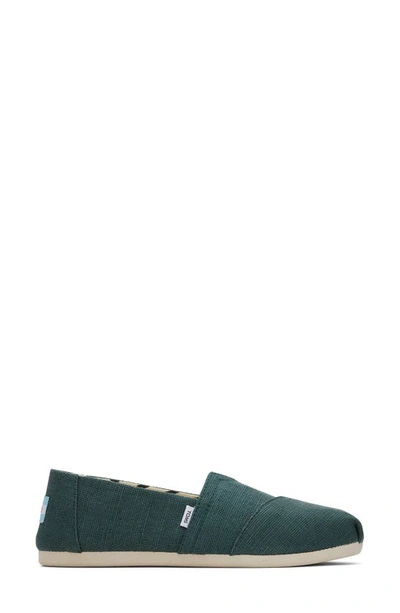 Shop Toms Alpargata Slip-on In Green Sneaker