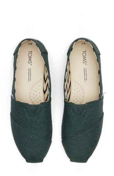 Shop Toms Alpargata Slip-on In Green Sneaker