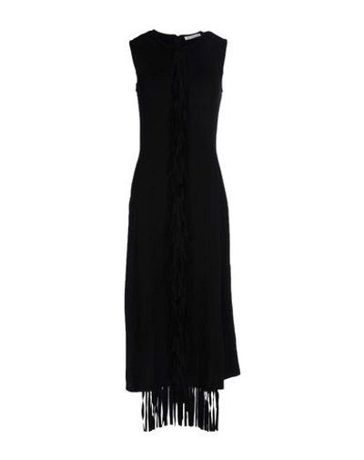 Dondup Long Dress In Black