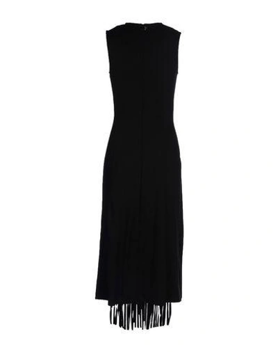 Shop Dondup Long Dress In Black