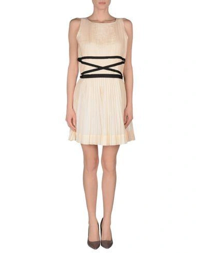 Shop Band Of Outsiders Short Dresses In Sand