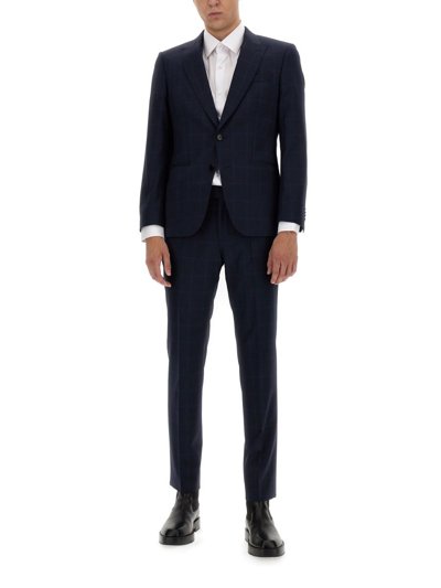 Shop Hugo Boss Men's Blue Other Materials Suit