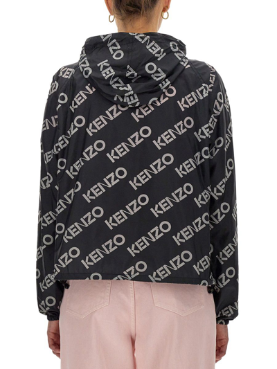 Kenzo Women's Black Other Materials Outerwear Jacket | ModeSens