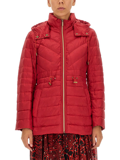 Shop Michael Kors Women's Red Other Materials Outerwear Jacket