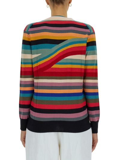 Shop Ps By Paul Smith Women's Multicolor Other Materials Cardigan