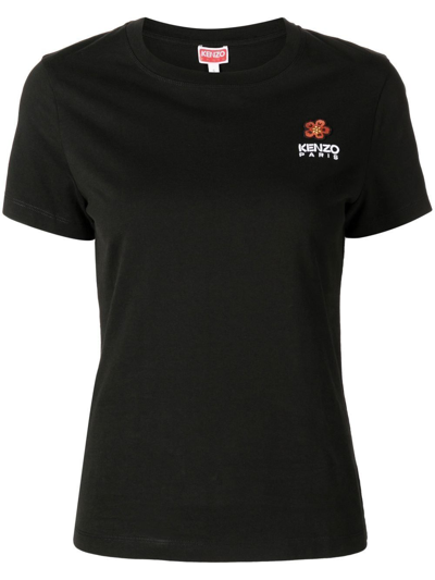 Shop Kenzo Women's Black Cotton T-shirt